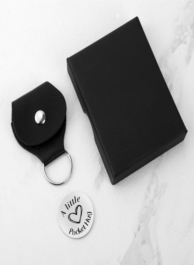 Teniinet Pocket Hug Token Keychain for Women, Strong Women Gifts, Long Distance Relationship Keepsake Gifts, Badass Gifts for Family Friend Colleague Comrades - Image 3